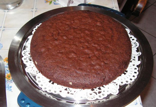 Gâteau au chocolat parfumé au kirsch