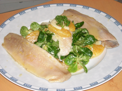 Salade de haddock à l'orange