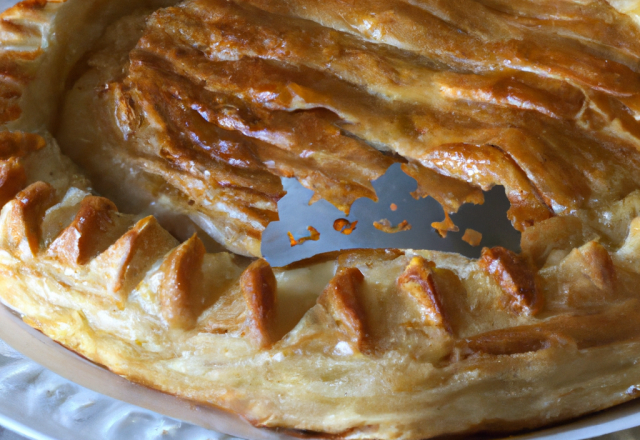 Très belle galette des rois à la frangipane