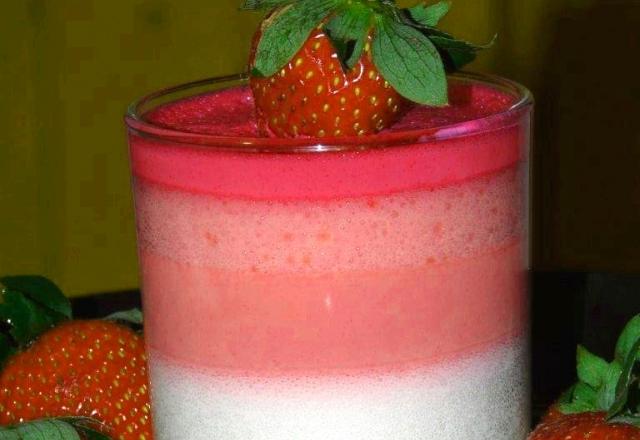 Tiramisu fraise coco