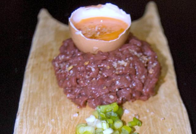 Cœur de bœuf en tartare