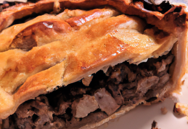 Tourte à la viande au fromage