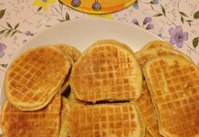 Gaufres à la cassonade  de ma grand-mère