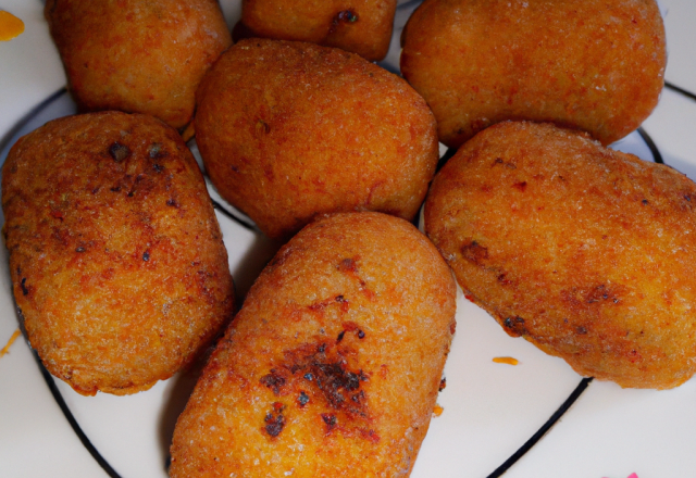 Croquettes de riz farcies