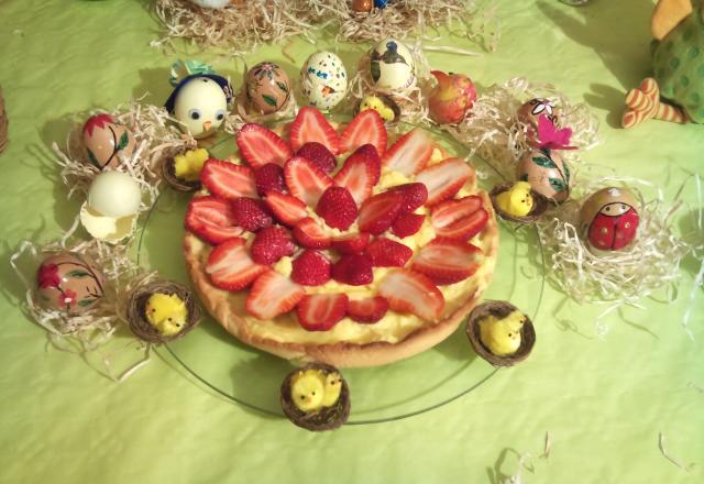 Tarte aux fraises maison