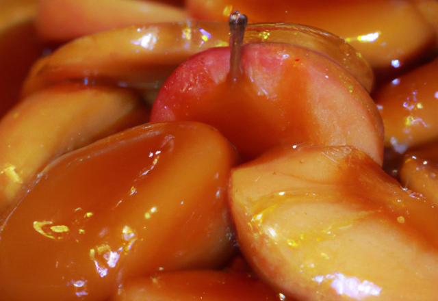 Pommes caramélisés à la normande