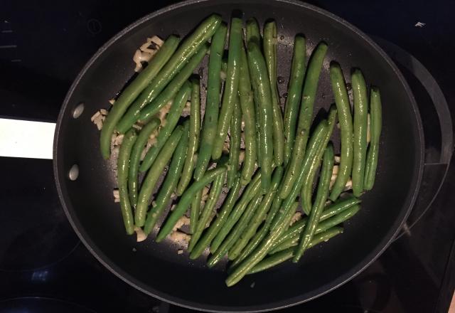 Haricots verts à l'ail