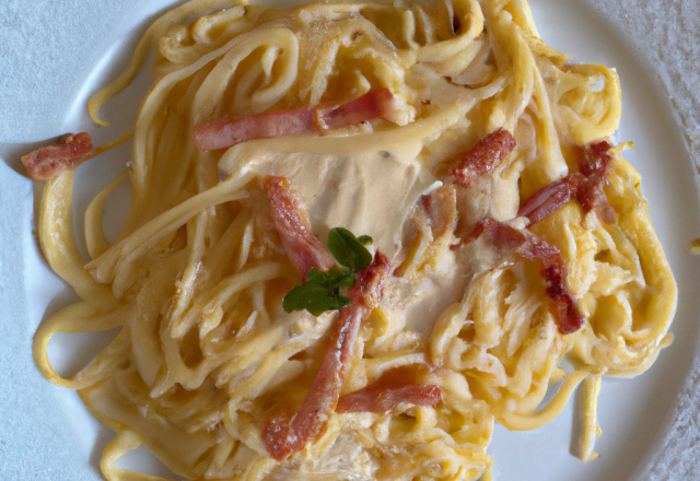 Pâtes à la carbonara faciles