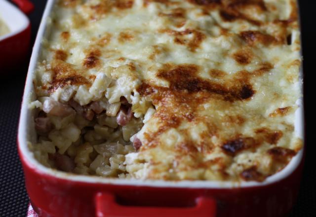 Croziflette à la moutarde