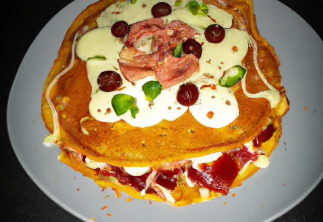 Crêpes façon pizza