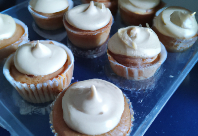 Cupcake, glaçage au cottage cheese spéculoos !