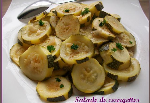 Salade de courgettes