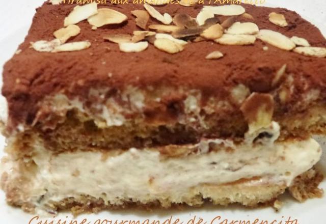 Tiramisu aux amandes et à l'Amaretto