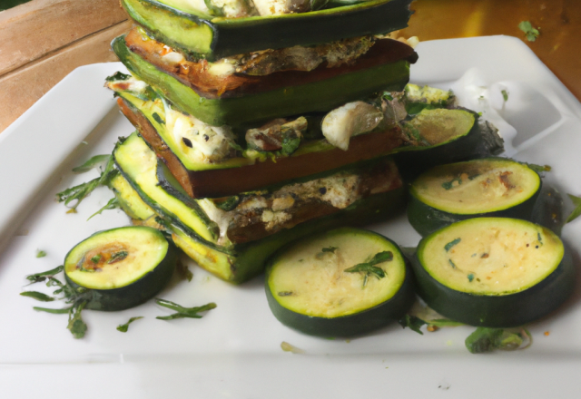 Bricks de courgettes et chèvre