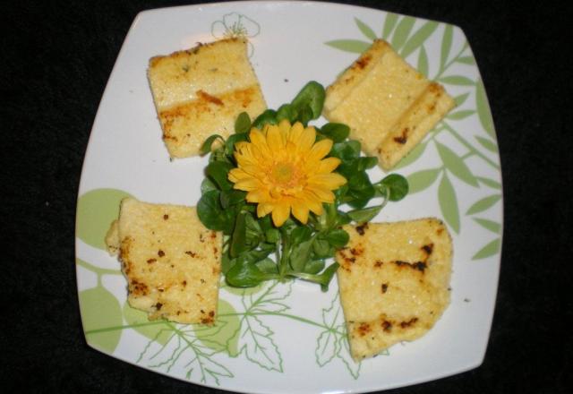 Croquettes de polenta au Boursin