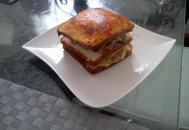 Croque burger gourmand