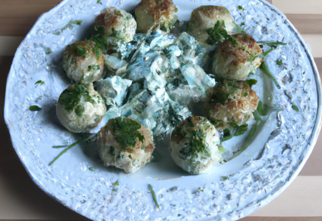 Boulettes de Cottage Cheese au roquefort