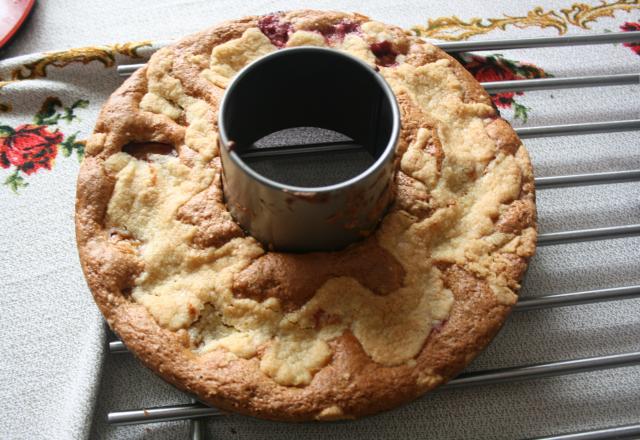 Gâteau aux prunes crumblées