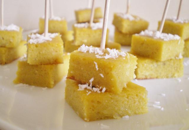 Fondants à la mangue et noix de coco