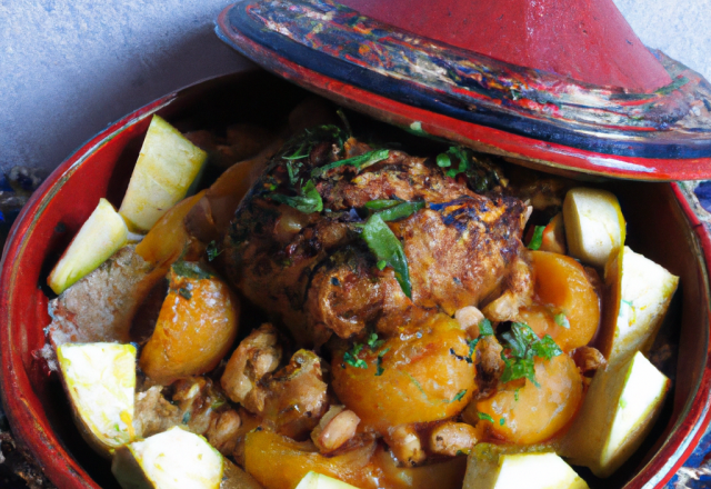 Tagine au coco plat