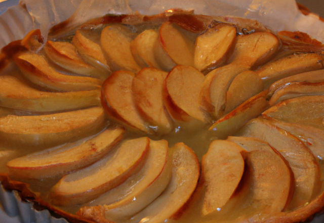 Tarte aux pommes légère