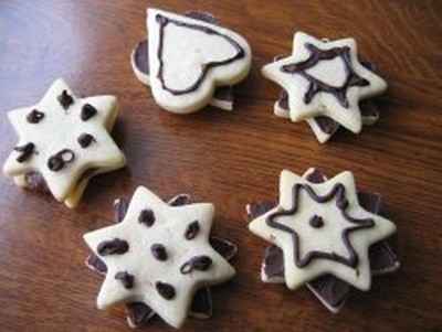 Sablés au cœur choco fondant