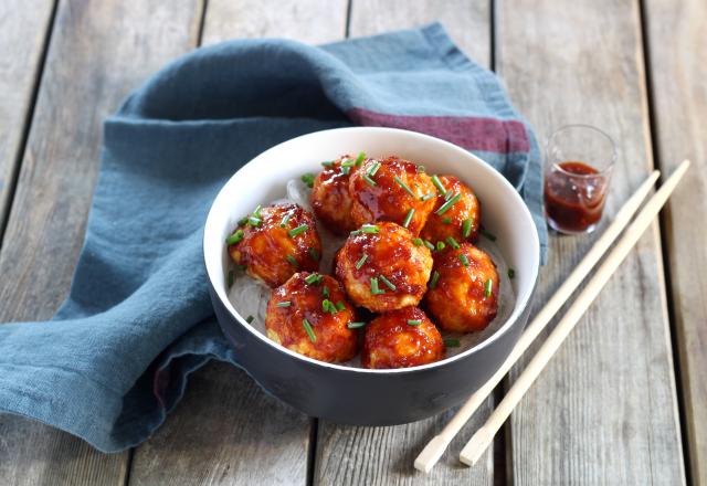 Boulettes de poulet sauce BBQ