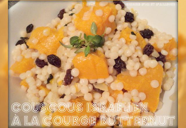 Couscous Israélien à la courge butternut