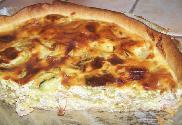 Tarte à la courgette et ricotta