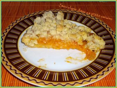 Tarte crumble aux abricots