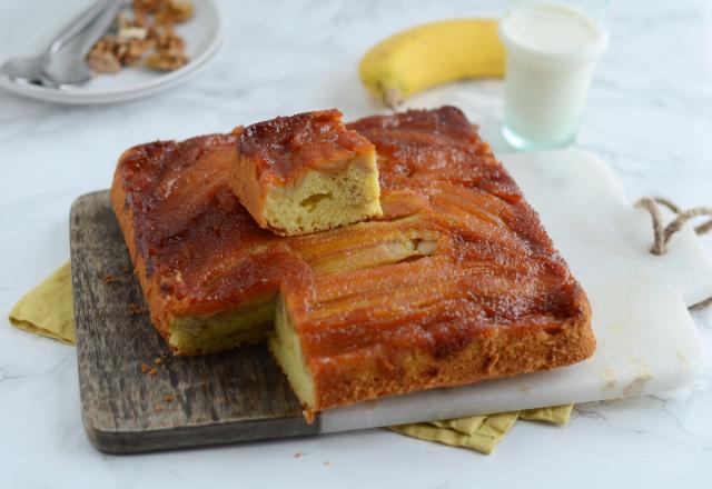 Ce gâteau renversé à la banane est la recette idéale pour un goûter automnal ce week-end