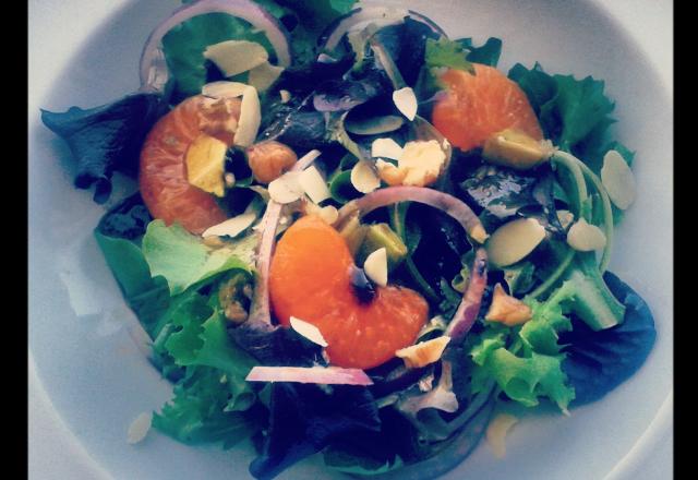 Salade colorée à la clémentine