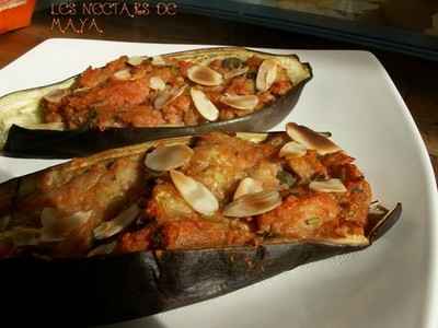 Aubergine amandine