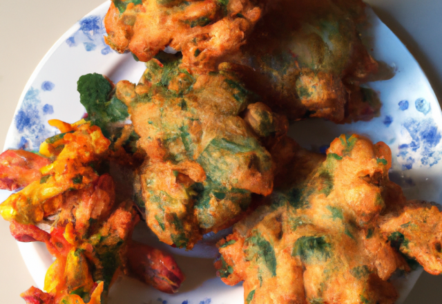 Pakoras (beignet de légumes Indiens)