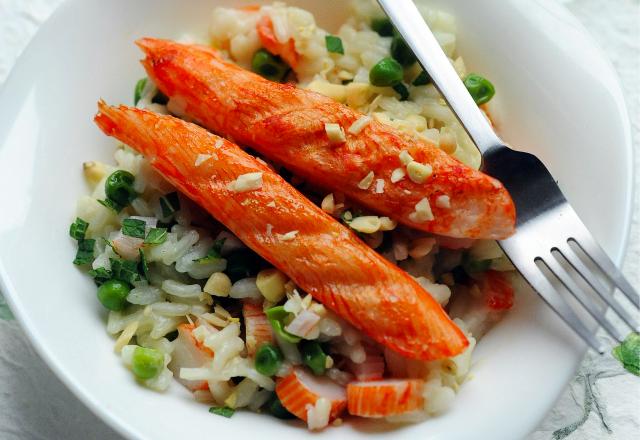 Risotto vert aux bâtonnets Coraya Suprêmes