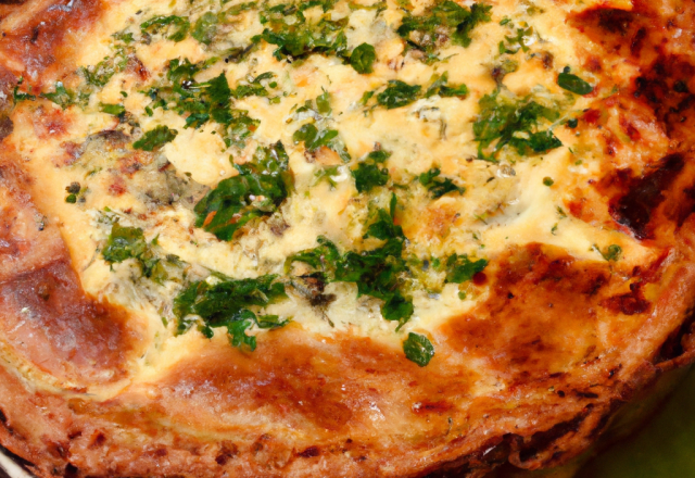 Tourte au fromage Neufchâtel