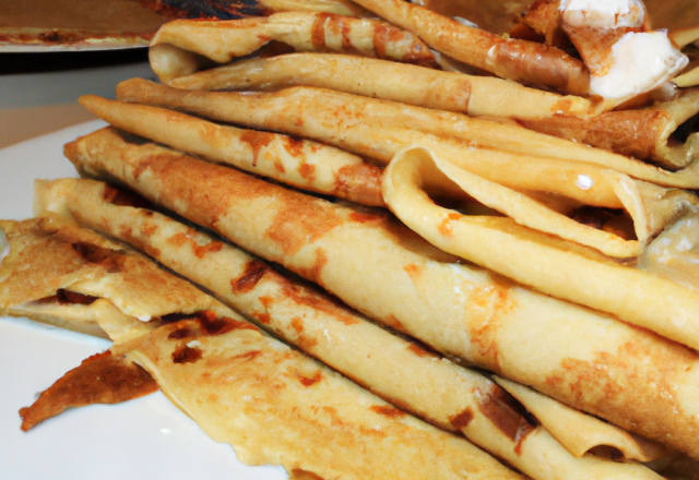 Crêpes sucrées maison