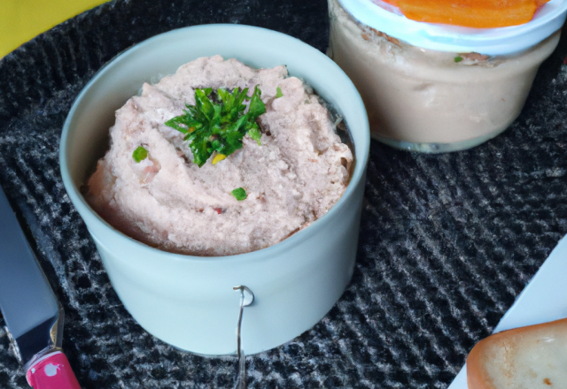 Rillettes de saumon au thermomix