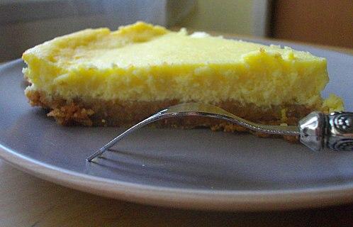 Cheesecake aux canistrellis et au limoncello