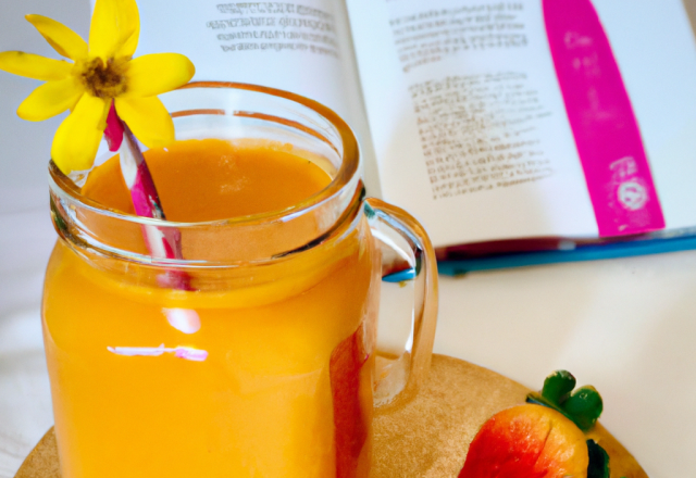 Jus d'orange mangue fraise