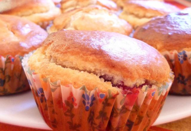 Muffins à la framboise fraîche