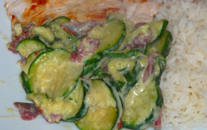 Courgettes à la cancoillote