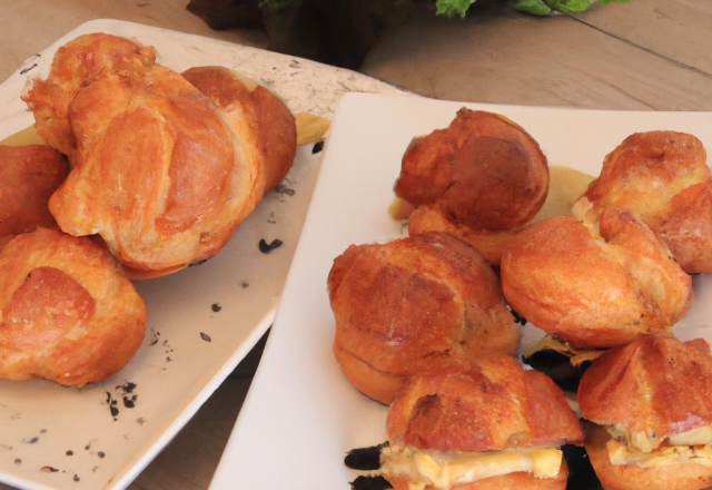 Profiteroles au foie gras