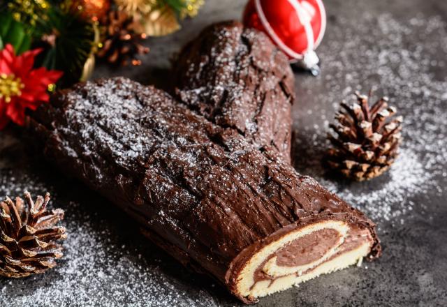 3 ingrédients à ajouter à une bûche de Noël au chocolat