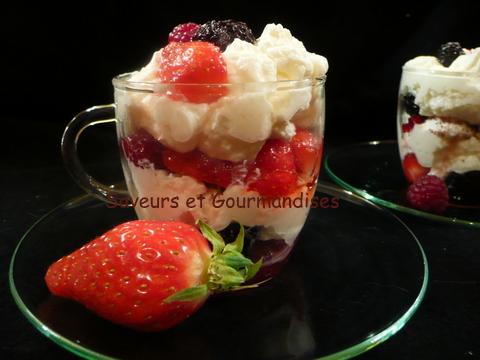 Mousse de mascarpone aux fruits rouges facile