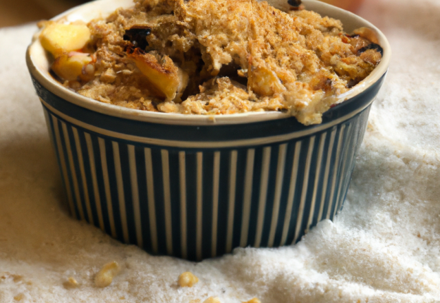 Crumble pomme Ricoré