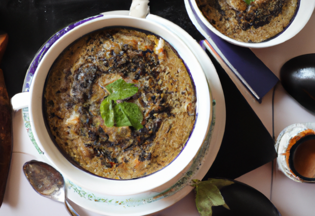 Soupe d'aubergines