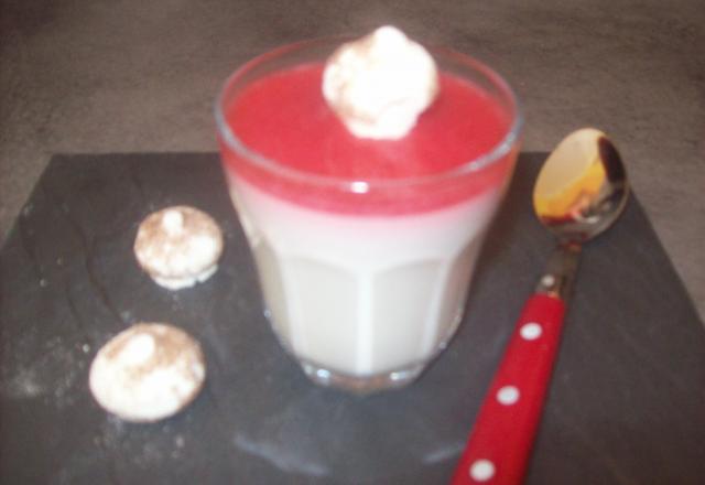 Panna cotta aux fraises