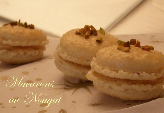 Macarons au nougat