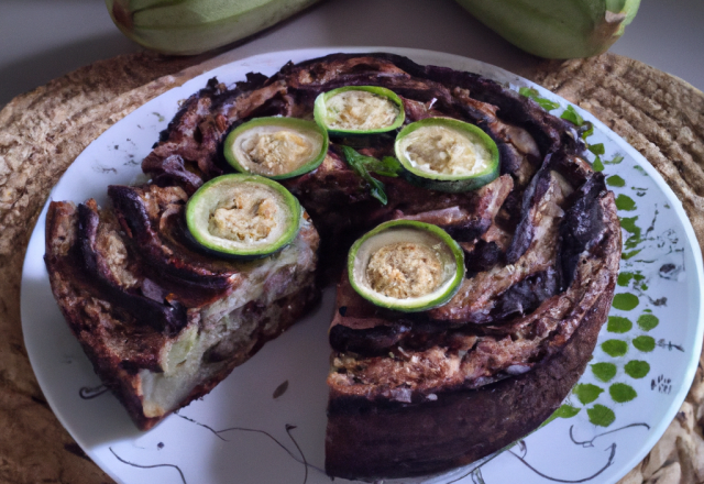 Cake aux courgettes et chocolat